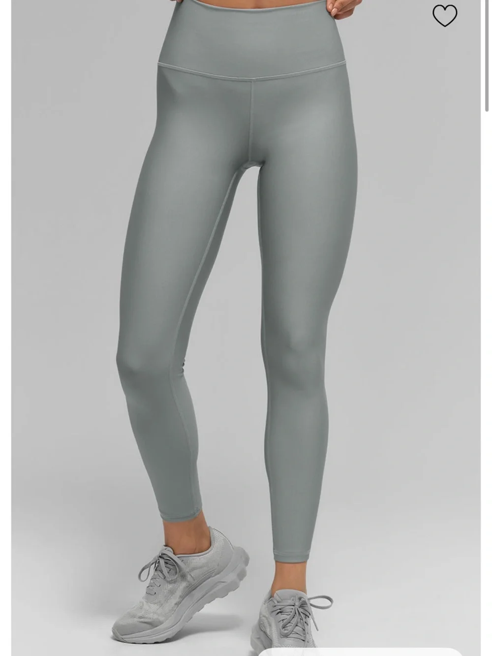 ALO Yoga High-Rise Leggings in Sage Gray